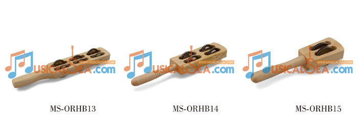 Wooden Hand bell, Wooden Jingle Sticks , ORFF Musical instrument , Kid Musical Toy